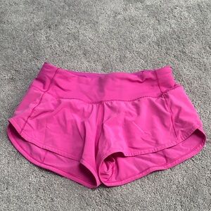 lululemon athletica Vibrant Pink Athletic Shorts